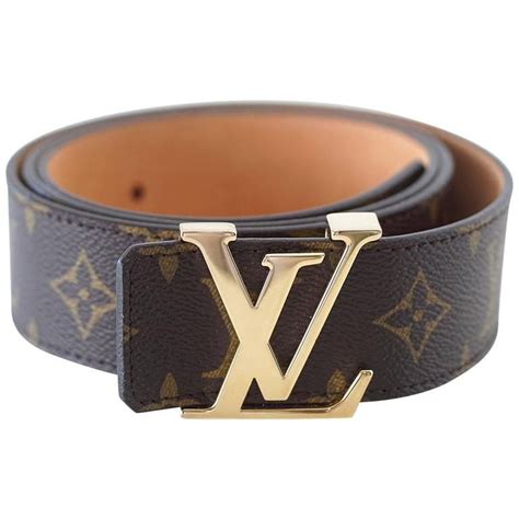 gold lv belt|louis vuitton belt male.